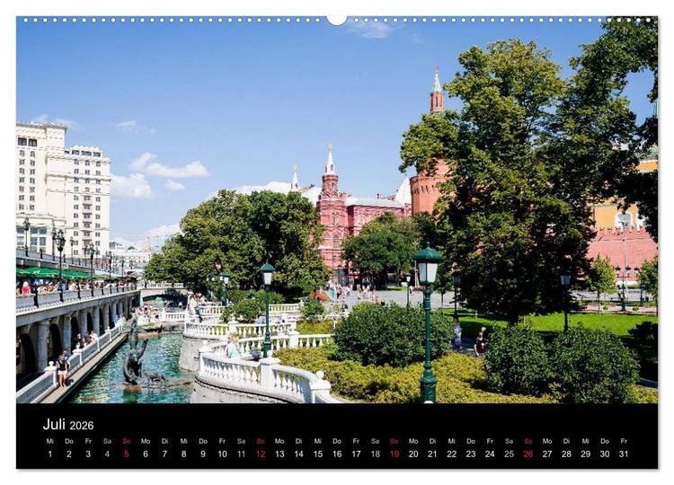 Produktbild: Moskau 2026 (hochwertiger Premium Wandkalender 2026 DIN A2 quer), Kunstdruck in Hochglanz