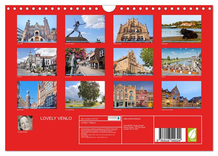 Produktbild: LOVELY VENLO (Wall Calendar 2026 DIN A4 landscape), CALVENDO 12 Month Wall Calendar