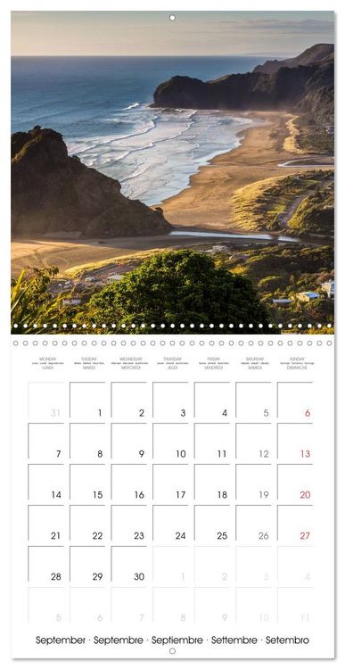 Produktbild: Adventure in Paradise &ndash; New Zealand&rsquo;s North Island (Wall Calendar 2026 12 &times; 12 Inch) CALVENDO 12 Month Wall Calendar