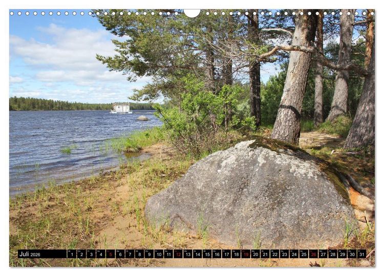 Produktbild: Sommer in Schwedens Lappland (Wandkalender 2026 DIN A3 quer), CALVENDO Monatskalender
