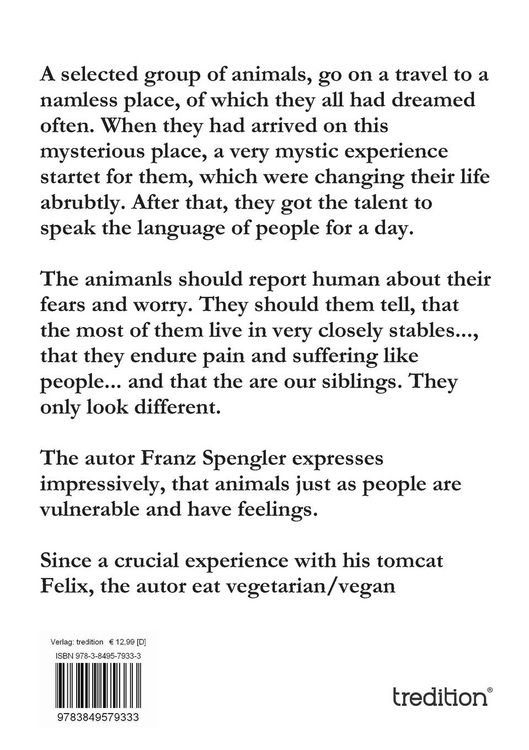 Produktbild: When the animals were allowed to speak for a day
