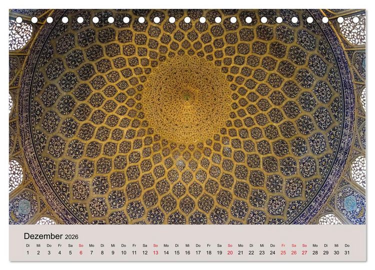 Produktbild: Unbekannter Iran (Tischkalender 2026 DIN A5 quer), CALVENDO Monatskalender