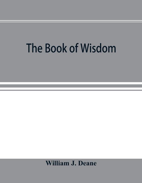 Produktbild: The book of Wisdom