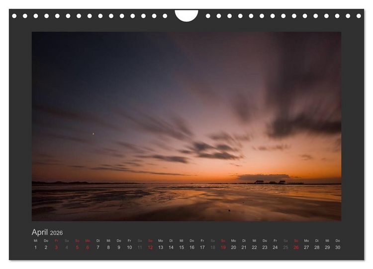 Produktbild: Impressionen aus St. Peter-Ording (Wandkalender 2026 DIN A4 quer), CALVENDO Monatskalender
