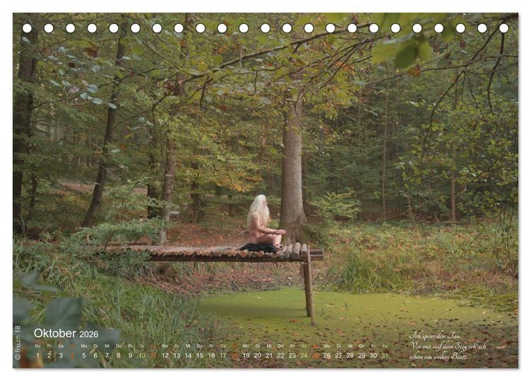 Produktbild: HAIKU AM TEICH (Tischkalender 2026 DIN A5 quer), CALVENDO Monatskalender