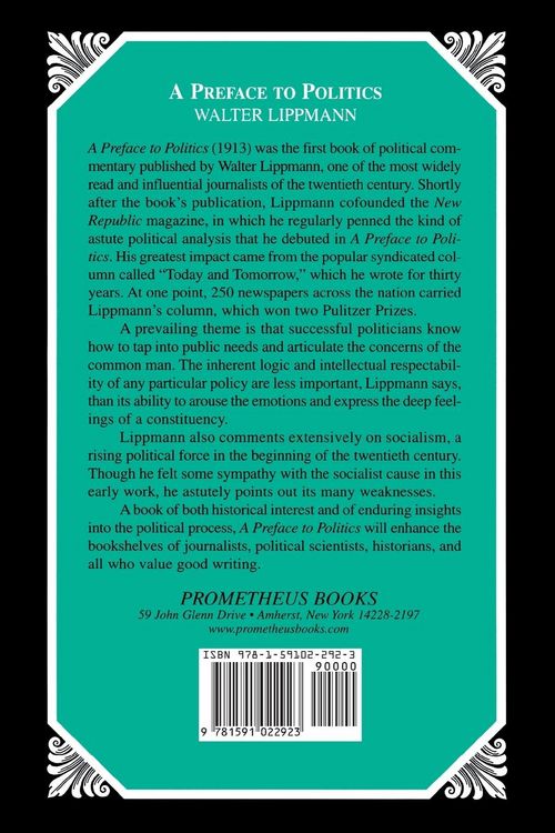 Produktbild: Preface to Politics