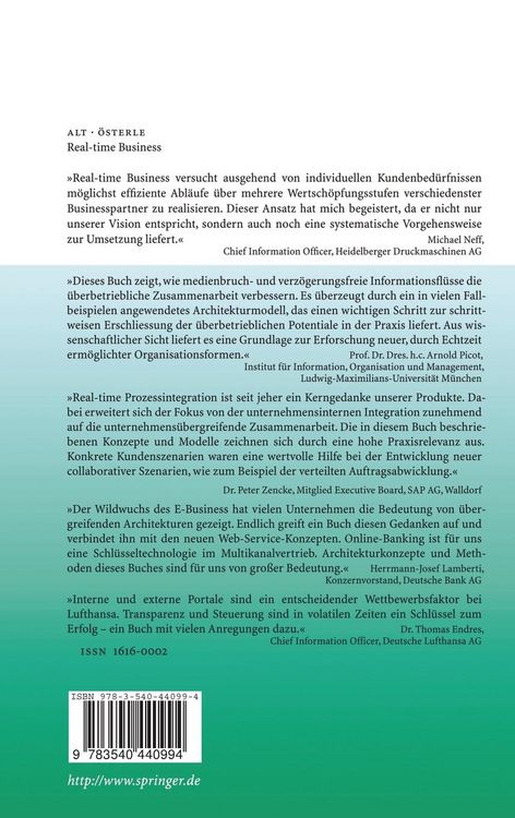 Produktbild: Real-time Business