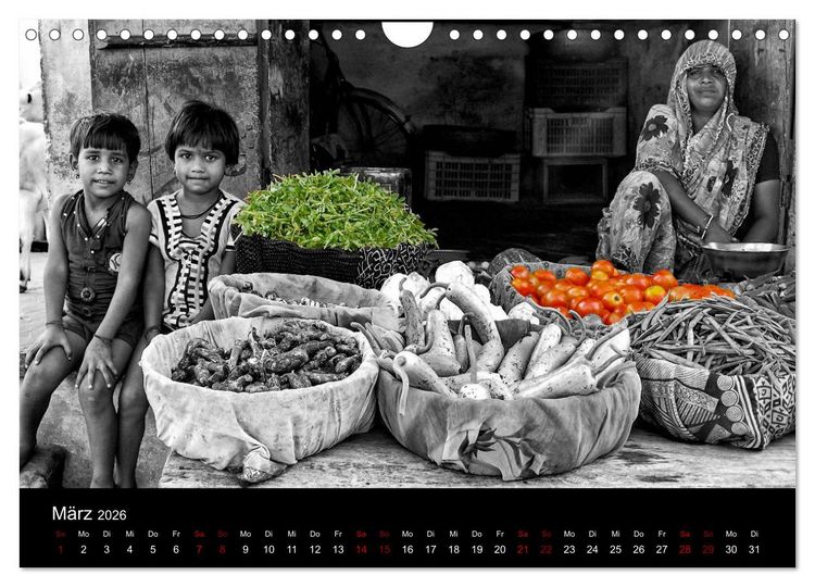 Produktbild: Indien Colorkey (Wandkalender 2026 DIN A4 quer), CALVENDO Monatskalender