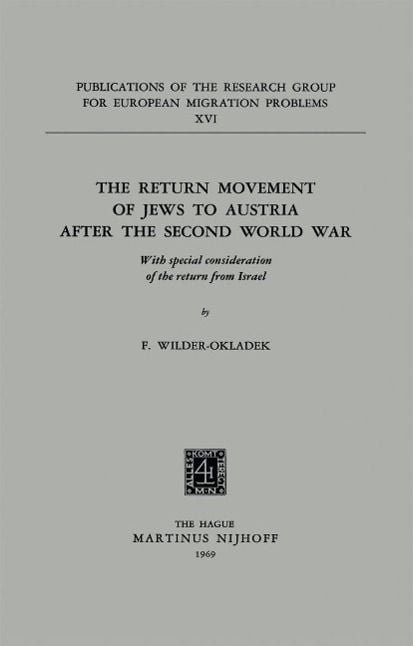 Produktbild: The Return Movement of Jews to Austria after the Second World War