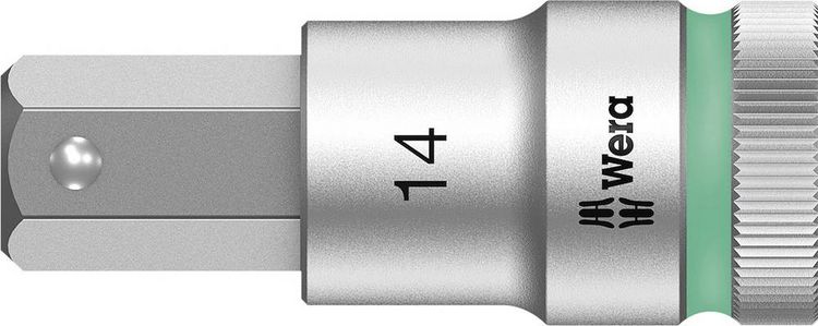 Produktbild: Wera 8740 C HF 05003827001 Innen-Sechskant Steckschl&uuml;ssel-Bit-Einsatz 14 mm 1/2" (12.5 mm)