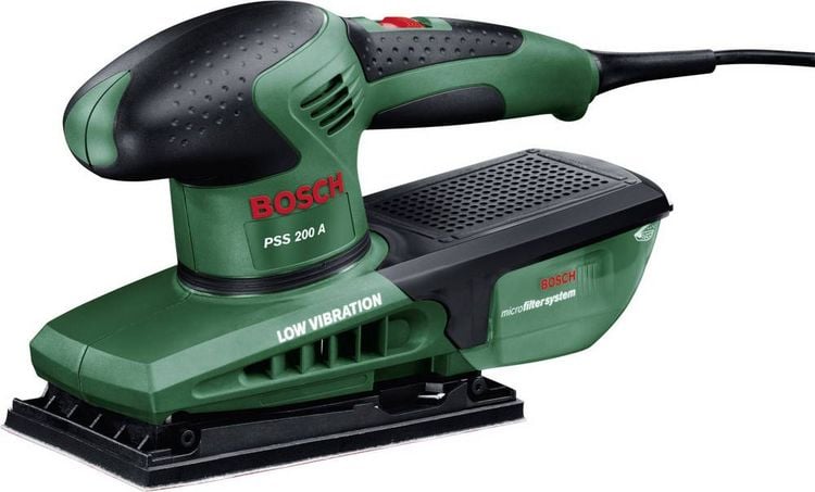 Produktbild: Bosch Home and Garden PSS 200A 0603340300 Schwingschleifer inkl. Koffer 200W 93 x 185mm