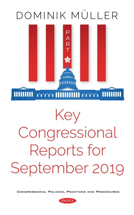 Produktbild: Key Congressional Reports for September 2019. Part IV
