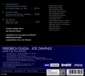 Produktbild: Gulda & Zawinul - Live,1988,Philharmonie Cologne