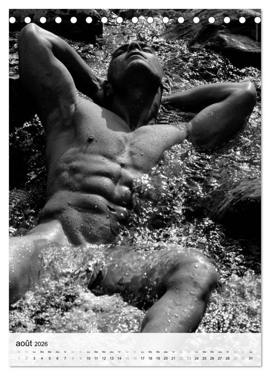 Produktbild: contrastes hommes (Calendrier de bureau 2026 DIN A5 horizontal), CALVENDO calendrier mensuel