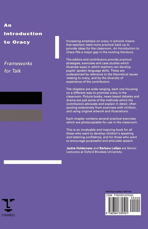 Produktbild: Introduction to Oracy