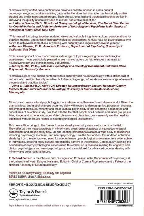 Produktbild: Minority and Cross-Cultural Aspects of Neuropsychological Assessment