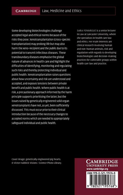 Produktbild: Xenotransplantation and Risk
