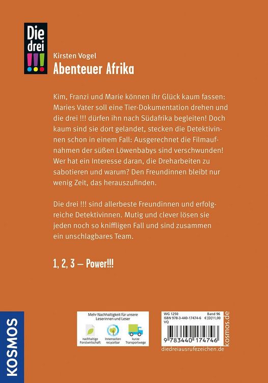 Produktbild: Die drei !!!, 96, Abenteuer Afrika