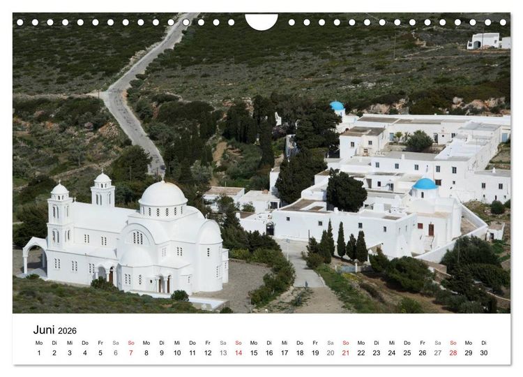 Produktbild: Paros, Perle der Kykladen (Wandkalender 2026 DIN A4 quer), CALVENDO Monatskalender