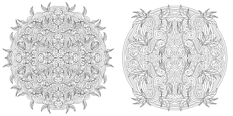 Produktbild: Blumen-Mandalas (Ausmalbuch zur kreativen Stressbew&auml;ltigung)