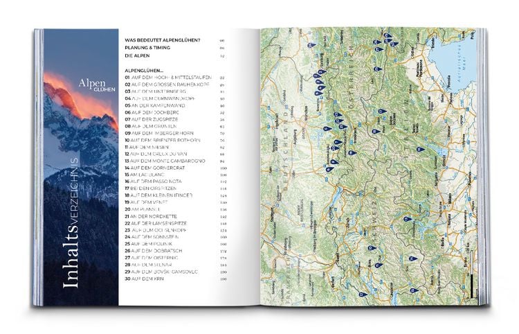 Produktbild: Alpengl&uuml;hen - 30 Wandertouren durch leuchtende Alpenlandschaften