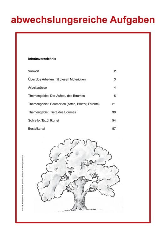 Produktbild: Der Baum im Anfangsunterricht