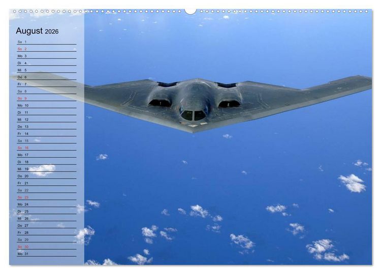Produktbild: Kampfflugzeuge USA (hochwertiger Premium Wandkalender 2026 DIN A2 quer), Kunstdruck in Hochglanz
