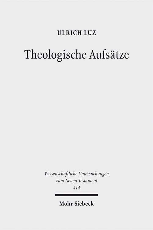 Produktbild: Theologische Aufs&auml;tze