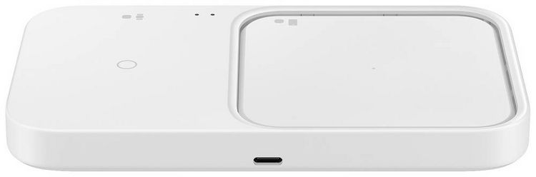 Produktbild: Samsung Induktions-Ladeger&auml;t 15 W Wireless Charger Duo EP-P5400 EP-P5400BWEGEU Ausg&auml;nge USB-C&reg; Wei&szlig;