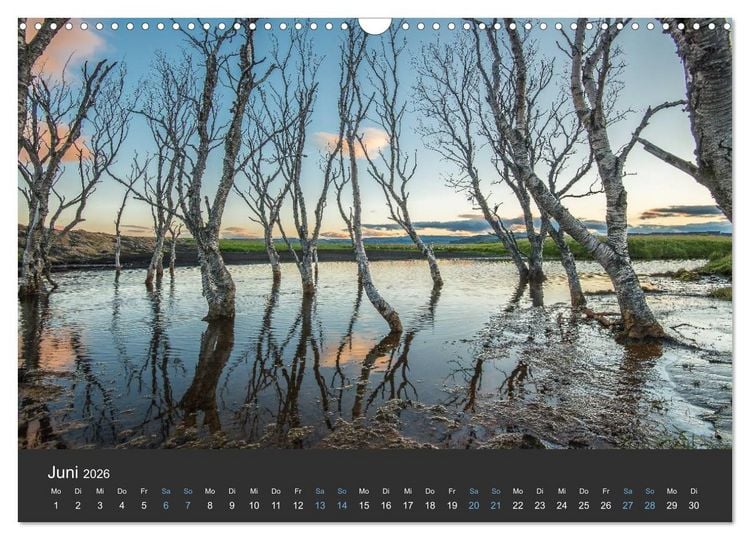 Produktbild: Island (Wandkalender 2026 DIN A3 quer), CALVENDO Monatskalender