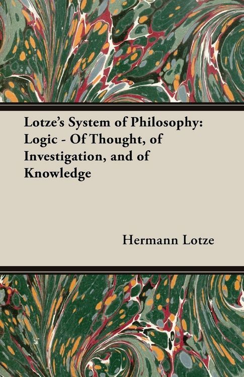 Produktbild: Lotze's System of Philosophy