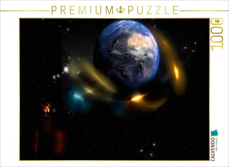 Produktbild: CALVENDO Puzzle seltsame Lichter | 1000 Teile Lege-Gr&ouml;&szlig;e 64x48cm Foto-Puzzle f&uuml;r gl&uuml;ckliche Stunden