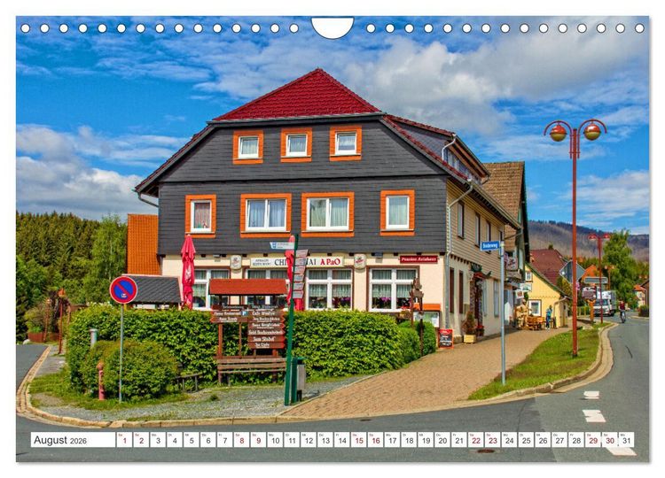 Produktbild: Schierke am Brocken - Die sch&ouml;nste Ortschaft unterhalb des Brockengipfels (Wandkalender 2026 DIN A4 quer), CALVENDO Monatskalender