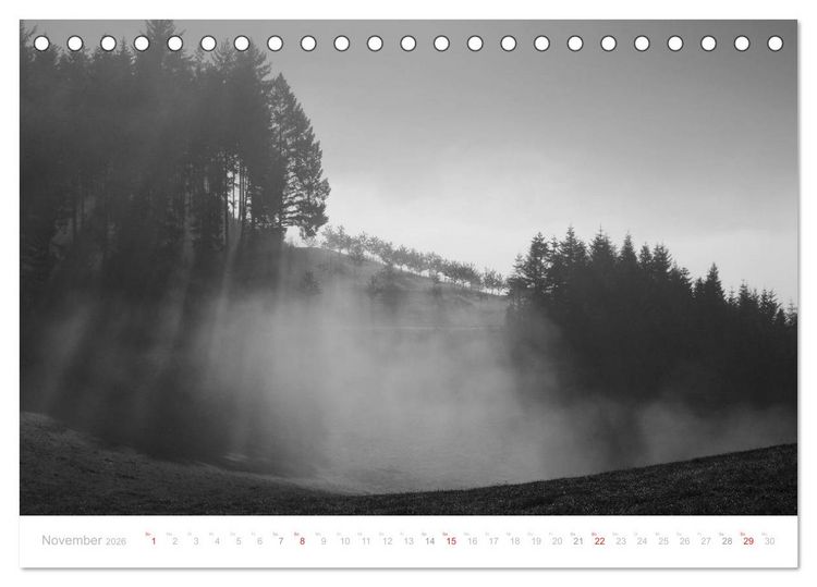 Produktbild: Mystischer Schwarzwald (Tischkalender 2026 DIN A5 quer), CALVENDO Monatskalender