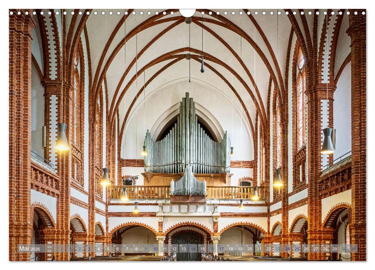 Produktbild: Bremer Kirchen von Innen (Wandkalender 2026 DIN A3 quer), CALVENDO Monatskalender