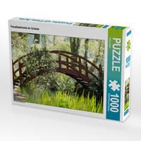 Produktbild: CALVENDO Puzzle Paradiesbr&uuml;cke im Gr&uuml;nen 1000 Teile Lege-Gr&ouml;&szlig;e 64 x 48 cm Foto-Puzzle Bild von Ulrike Adam