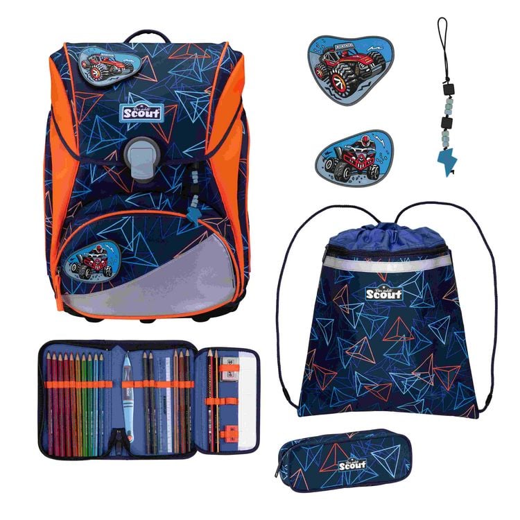 Produktbild: Scout Schulranzen Set Alpha, Schulranzen Set, 4tlg, Offroad