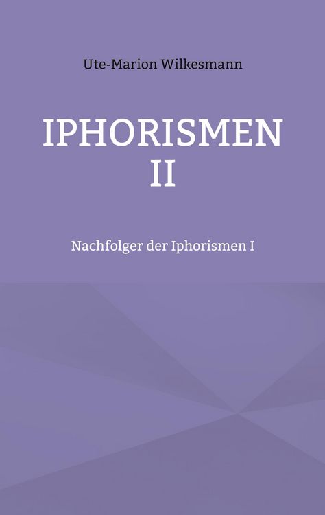 Produktbild: Iphorismen II