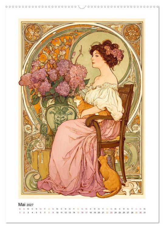 Produktbild: Jugendstil - Die Kunst der Belle &Eacute;poque (Wandkalender 2027 DIN A2 hoch), CALVENDO Monatskalender