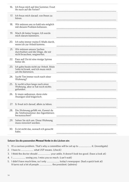 Produktbild: PONS Satz f&uuml;r Satz Phrasal Verbs Englisch