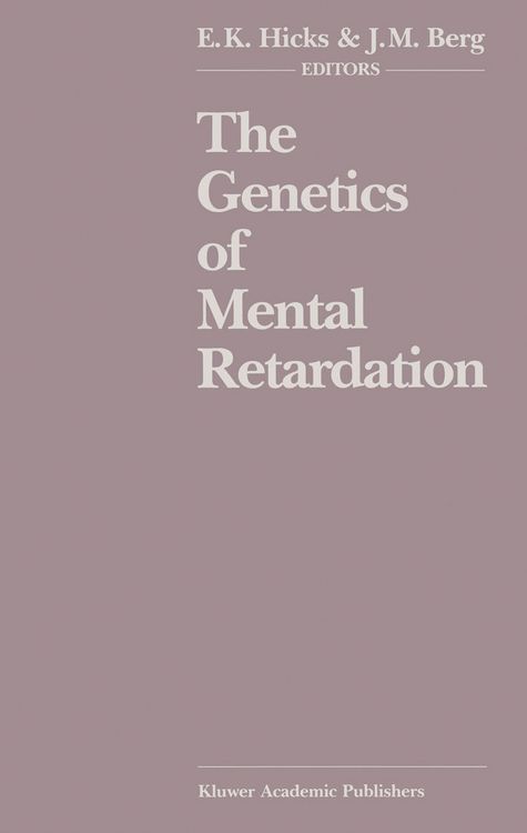 Produktbild: The Genetics of Mental Retardation