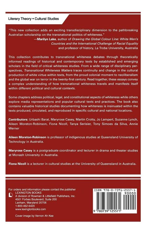 Produktbild: Transnational Whiteness Matters
