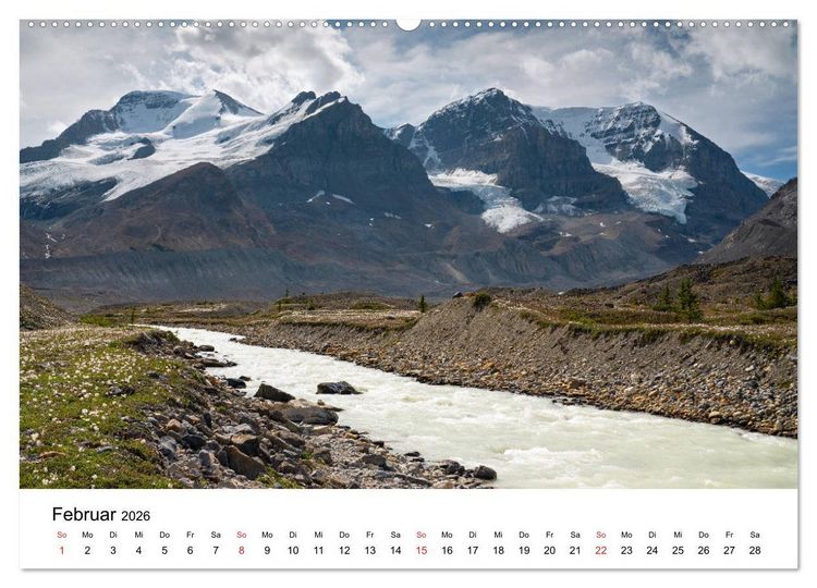 Produktbild: Fernweh Kanada - Naturerlebnis Rocky Mountains (Wandkalender 2026 DIN A2 quer), CALVENDO Monatskalender