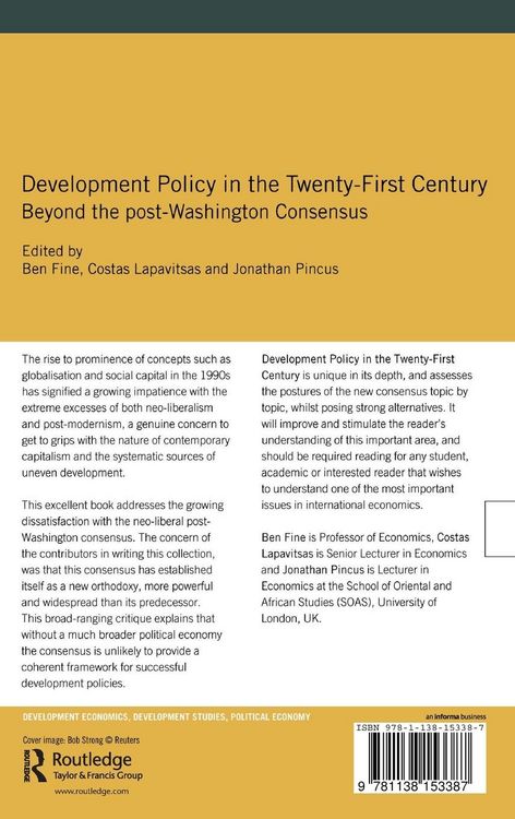 Produktbild: Development Policy in the Twenty-First Century