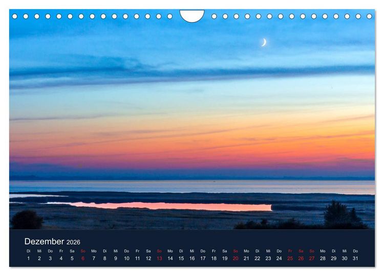 Produktbild: M&ouml;n, Impressionen einer d&auml;nischen Insel (Wandkalender 2026 DIN A4 quer), CALVENDO Monatskalender