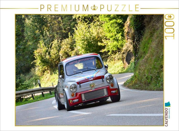 Produktbild: CALVENDO Puzzle Fiat Abarth 850 TC - 1964 | 1000 Teile Lege-Gr&ouml;&szlig;e 64x48cm Foto-Puzzle f&uuml;r gl&uuml;ckliche Stunden