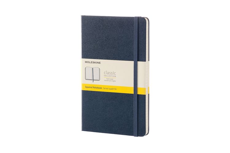 Produktbild: Moleskine Notizbuch, Large/A5, Kariert, Fester Einband, Saphir