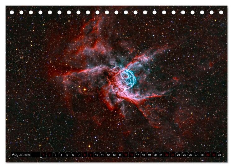 Produktbild: Deepsky XVII (Tischkalender 2026 DIN A5 quer), CALVENDO Monatskalender