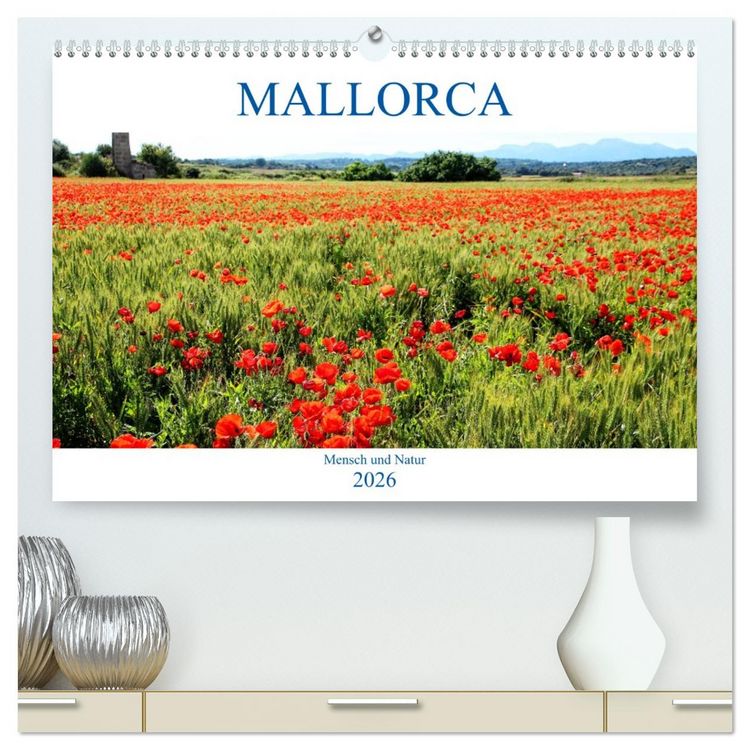 Produktbild: MALLORCA Mensch und Natur (hochwertiger Premium Wandkalender 2026 DIN A2 quer), Kunstdruck in Hochglanz