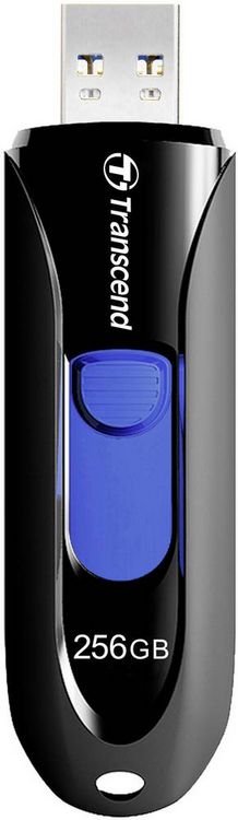 Produktbild: Transcend JetFlash&reg; 790 USB-Stick 256 GB Schwarz, Blau TS256GJF790K USB-A (USB 3.1 Gen 1)